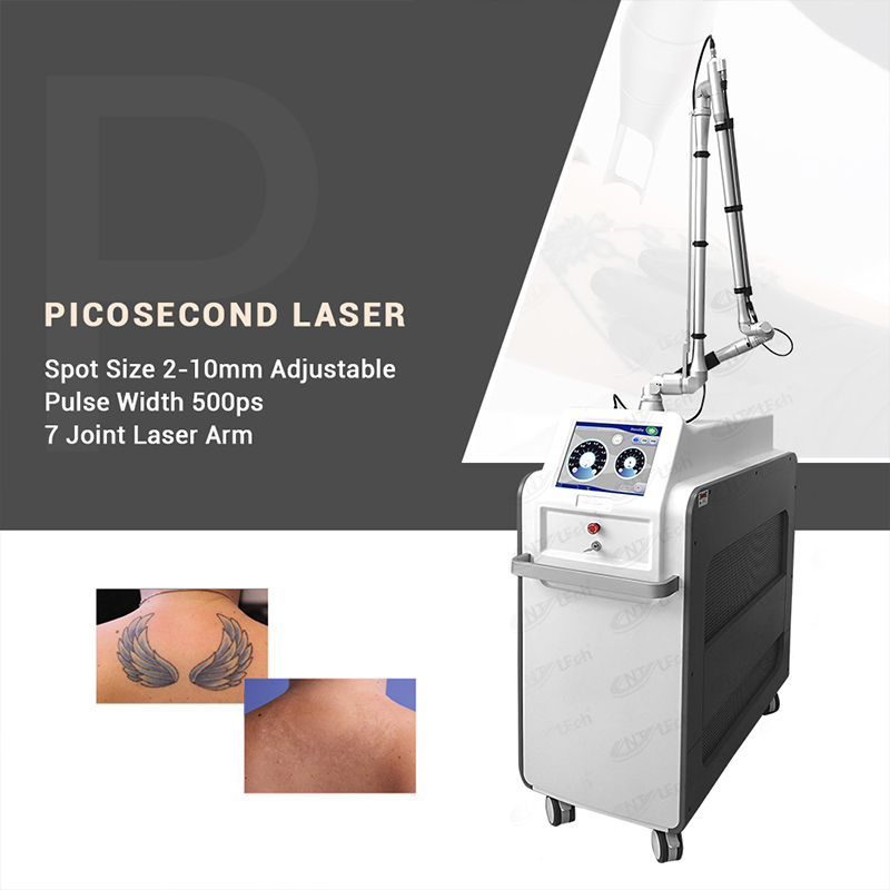 Professional strong power picosecond laser tattoo removal machine