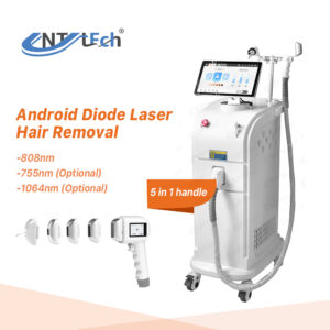 4 wavelengths professional diode laser 808 hair removal machine